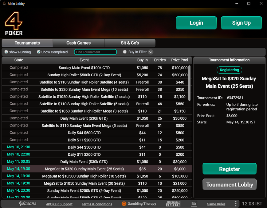 4Poker's Ambitious 4Sundays Series with $4 Million Prize Pool - The ambitious Sunday scheduling of the online poker startup culminates in a $2.75 million High Roller tournament – 4Poker's first seven-figure guaranteed event. 4Poker's Ambitious 4Sundays Series with $4 Million Prize Pool