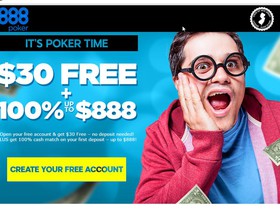 888 Unveils Biggest No Deposit Required Bonus Offer in New Jersey Online Poker