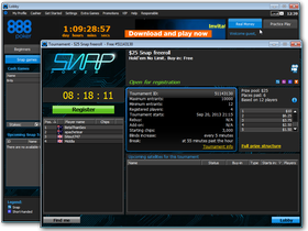 888poker Testing Fast-Fold Product "Snap Poker"