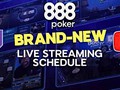 888poker Revamps Its Streaming Schedule in the New Year