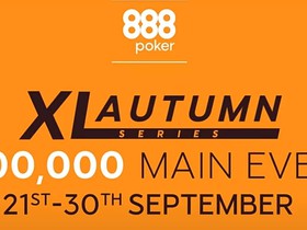 Last Call for the 888poker XL Autumn Series Main Event: Get in on the Action This Weekend