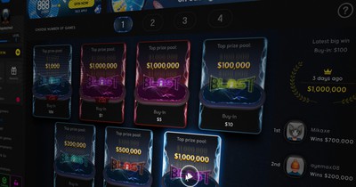 888 Adds Special Celebration Tournaments After Million Dollar Prize Triggered on BLAST SNGs