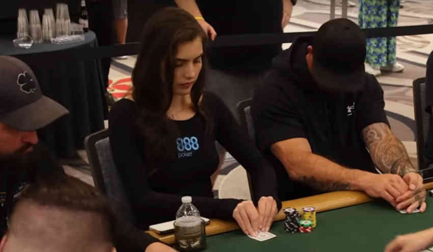 Alexandra Botez Dons 888poker Patch, Goes Deep in Main Event