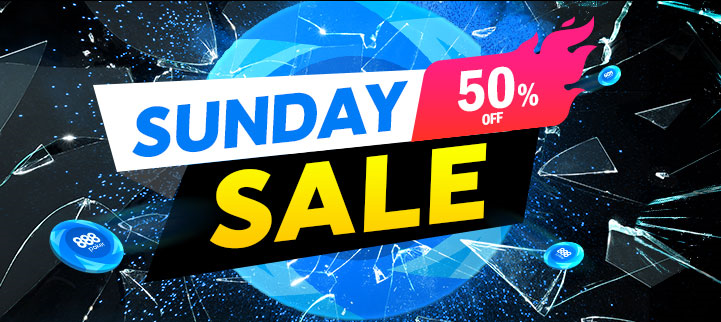 888poker Half-Price Sale Coming This Sunday