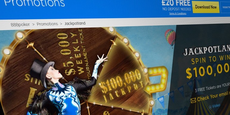 In Jackpotland, players are given tickets to enter freeroll tournaments which, along with $3000 in cash prizes, award free spins on the “Jackpot Wheel.” In Jackpotland, players are given tickets to enter freeroll tournaments which, along with $3000 in cash prizes, award free spins on the “Jackpot Wheel.”