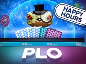 Play PLO at 888poker This Week & Get 30% of Your Rake Back During Happy Hours