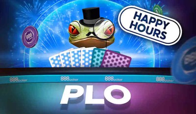 Play PLO at 888poker This Week & Get 30% of Your Rake Back During Happy Hours - Happy Hours are back across all PLO tables at 888poker this week, giving you a chance to get 30% rakeback and boost your win rate. Play PLO at 888poker This Week & Get 30% of Your Rake Back During Happy Hours