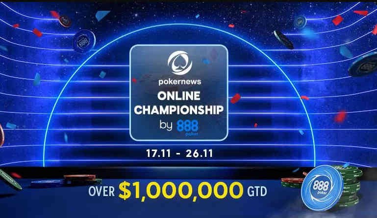 The PokerNews Online Championship Returns to 888poker With $1M+ in Guarantees