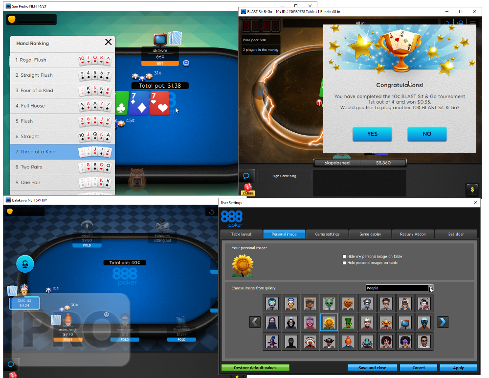 888 poker troubleshooting spin