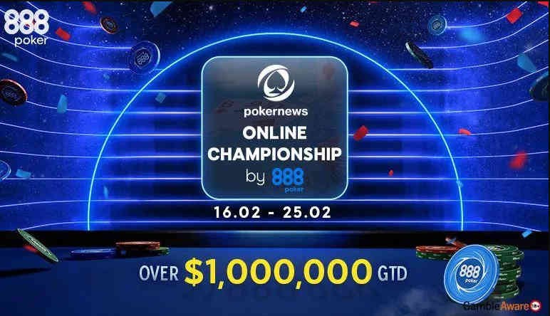 PokerNews Online Championship Returns to 888poker With $1M+ in Guarantees