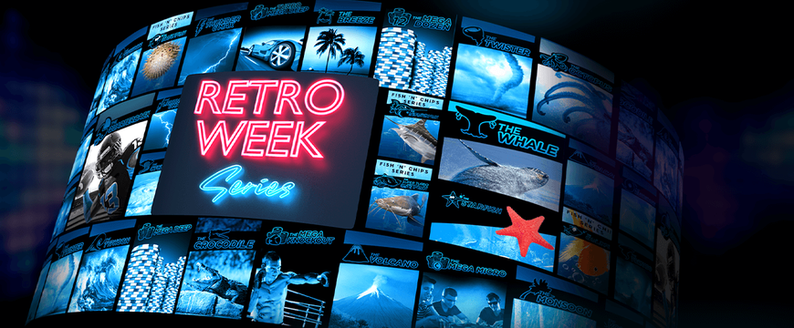 Promo image for 888poker's Retro Week online poker tournament series. More than $888,000 is guaranteed over 26 throwback tournaments during Retro Week, 888's third online festival in 2022.
