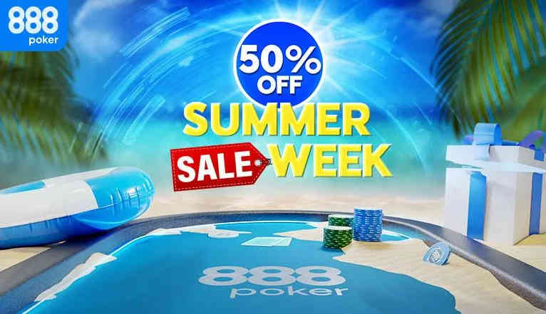 Mark Your Calendars: Summer Sale Week Returns to 888poker Next Week