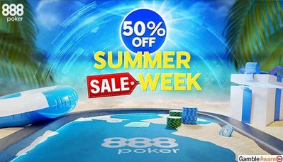 888poker Summer Sale Returns Next Week: Same Guarantees for Half the Price - 888poker is at it again, slashing buy-ins for a number of its popular tournaments, giving players a chance to get involved at half the usual price. 888poker Summer Sale Returns Next Week: Same Guarantees for Half the Price