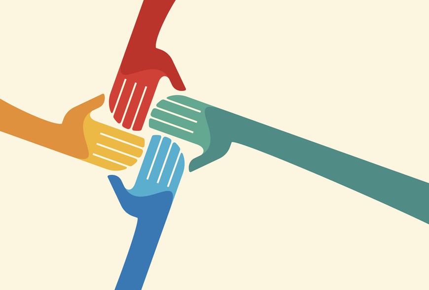 It's Official! Michigan Joins Interstate Online Poker Compact. Michigan officially joins Delaware, Nevada, & New Jersey as MSIGA members. Other states could join, with Pennsylvania as the most likely contender currently. illlustration of four hands of different colors coming together to form a circle
