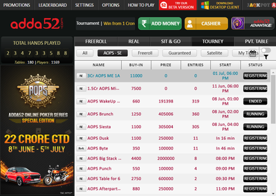 India's Adda52 and Spartan Poker Guarantee Over $6 Million in Tournament Series This Summer