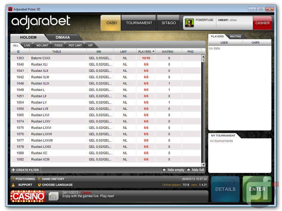 Adjarabet Joins Poker Rankings Pokerfuse