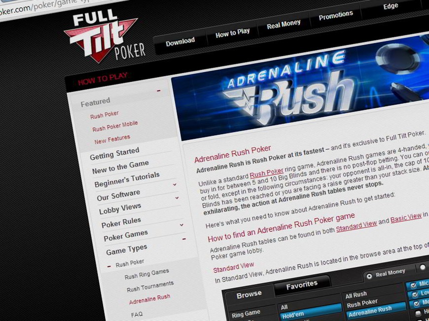 Full Tilt Releases New Fast-Fold Variant “Adrenaline Rush”