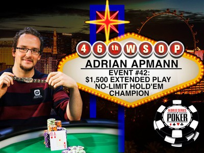 WSOP 2015: Apmann Wins Bracelet Number 1 as Phil Hellmuth Challenges for his 15th