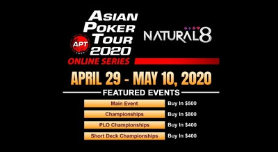 GGPoker's Natural8 to Host Asian Poker Tour Online