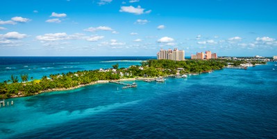 Atlantis Resort Paradise Island Bahamas -- head to the beach for sun and poker this December