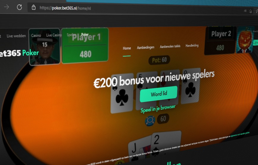 Bet365 Launches Online Poker in the Netherlands, Veldhuis Relocates to Belgium