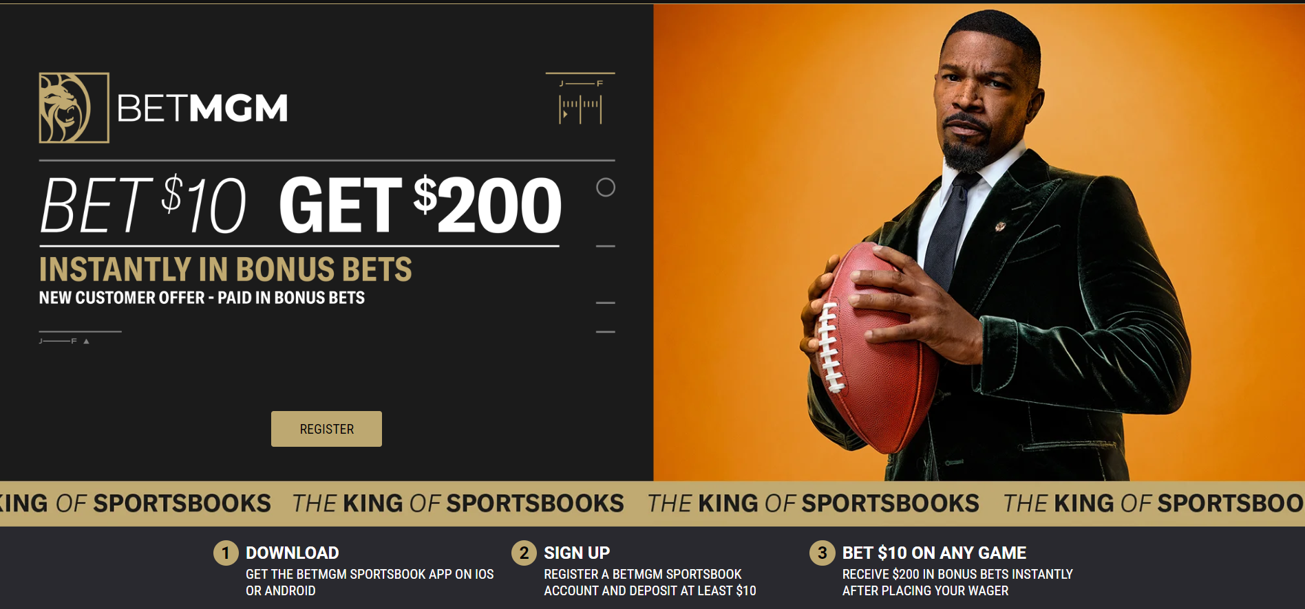 BetMGM Sportsbook Bet $10, Get $200 Bonus Bets