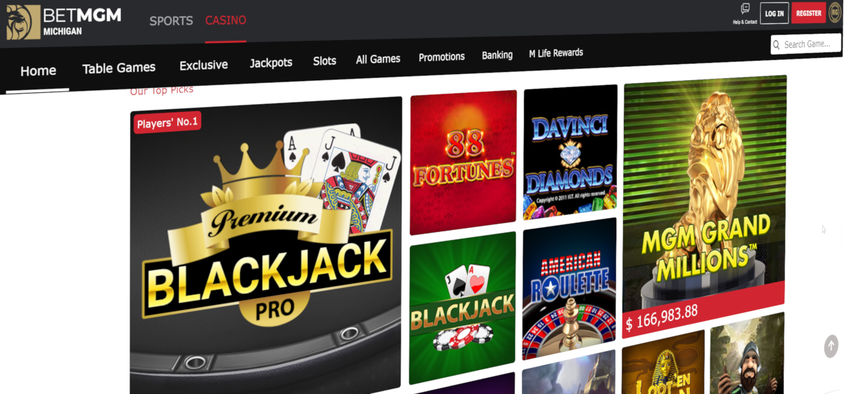 mgm grand online casino michigan