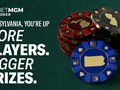 BetMGM Poker Celebrates PA Shared Liquidity with Freeroll and $1 Million Weekend Series