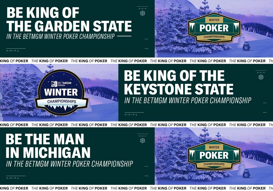 BetMGM Poker Winter Championships to Run in MI, NJ, & PA