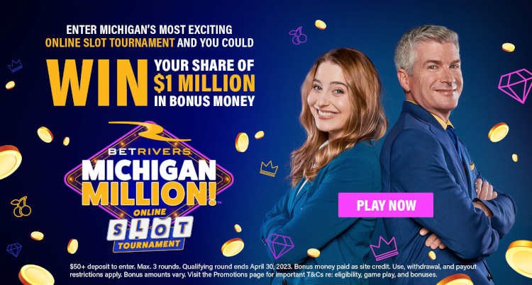 $1,000,000 Slot Tournament: Spin to Win at BetRivers Casino MI