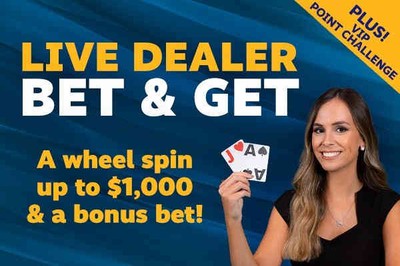 Big Weekend for Live Dealer Fans at BetRivers Casino: Get up to $1,000