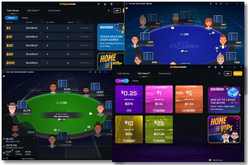 Four Ways BetRivers Poker Stands Out in US Online Poker - BetRivers launched a four-state shared liquidity network. But its biggest strength is not its reach -- it’s the software. Here’s why. Four Ways BetRivers Poker Stands Out in US Online Poker