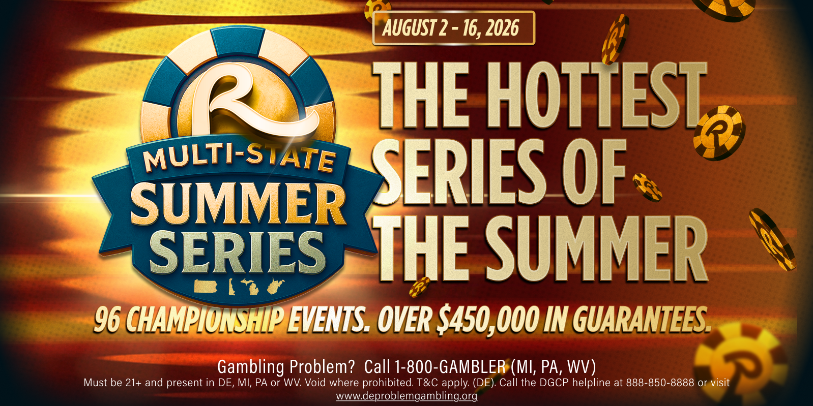 BetRivers Multi-State Summer Series Kicks Off with a Bang - Major Events Coming Up