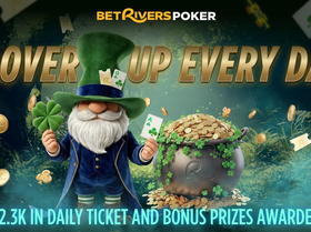 Celebrate St. Paddy’s Week with Daily Prizes at BetRivers Poker