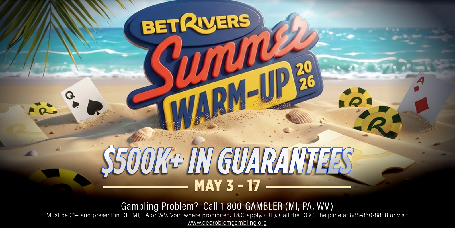 BetRivers Warm-Up Series Starts on Sunday with $500k in Guaranteed Prizes