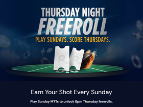 BetRivers Poker Adds Twist to Sunday Play With Thursday Night Freeroll Tickets