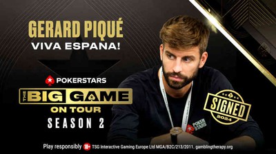 More Names Revealed for the PokerStars Big Game on Tour: Gerard Pique in the Mix