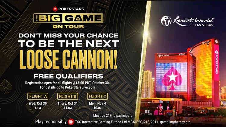 PokerStars Announces Details on How to Qualify for the Big Game on Tour