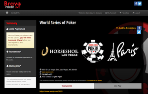 Register for 2023 WSOP Events Online with Bravo Poker Live