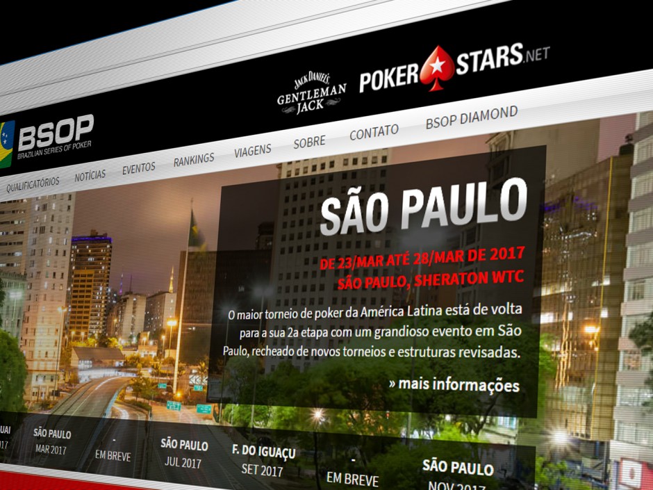 PokerStars has signed on again as the primary sponsor of the Brazil Series of Poker (BSOP), and it also recently announced a new London Series. Both events are complements to its new Championship and Festival brands. PokerStars has signed on again as the primary sponsor of the Brazil Series of Poker (BSOP), and it also recently announced a new London Series. Both events are complements to its new Championship and Festival brands.