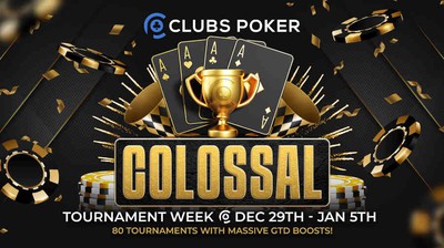 Clubs Poker Ringing in the New Year With Colossal Tournament Week