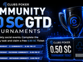 Follow Clubs Poker on Social Networks for Free Tournament Entries