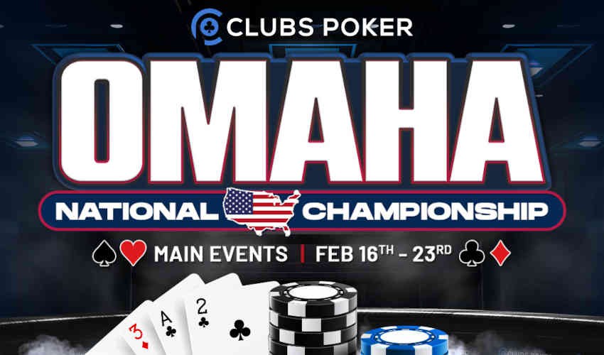 Clubs Poker Hosting National Omaha Championship With 50k+ SC in Guarantees