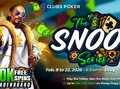 Get a Share of 50,000 Free Spins in Clubs Poker’s 125k SC GTD Snoop Series