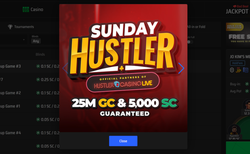 Clubs Poker Unveils the Sunday Hustler – Play for Your Share of SC 5,000 This Sunday