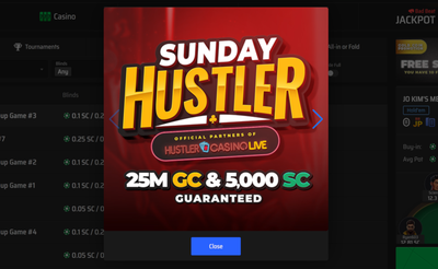 Clubs Poker 推出 Sunday Hustler – 本周日参与游戏，赢取 SC 5,000 奖金