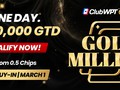 ClubWPT Gold to Run One of Its Biggest Tournaments This Sunday