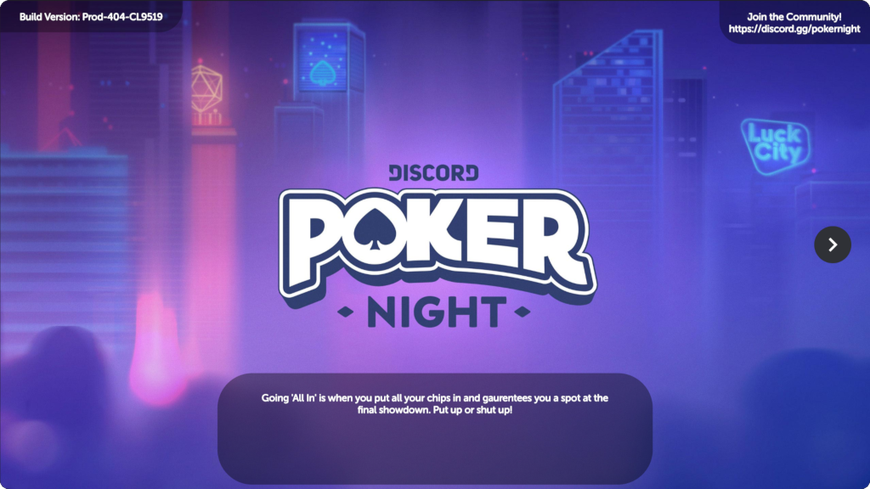 Discord Adds Built-In Poker App with Audio and Webcam Support