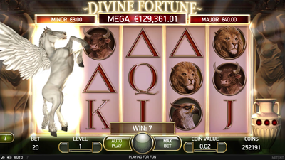  Divine Fortune Progressive Slot BetMGM PA Online Casino