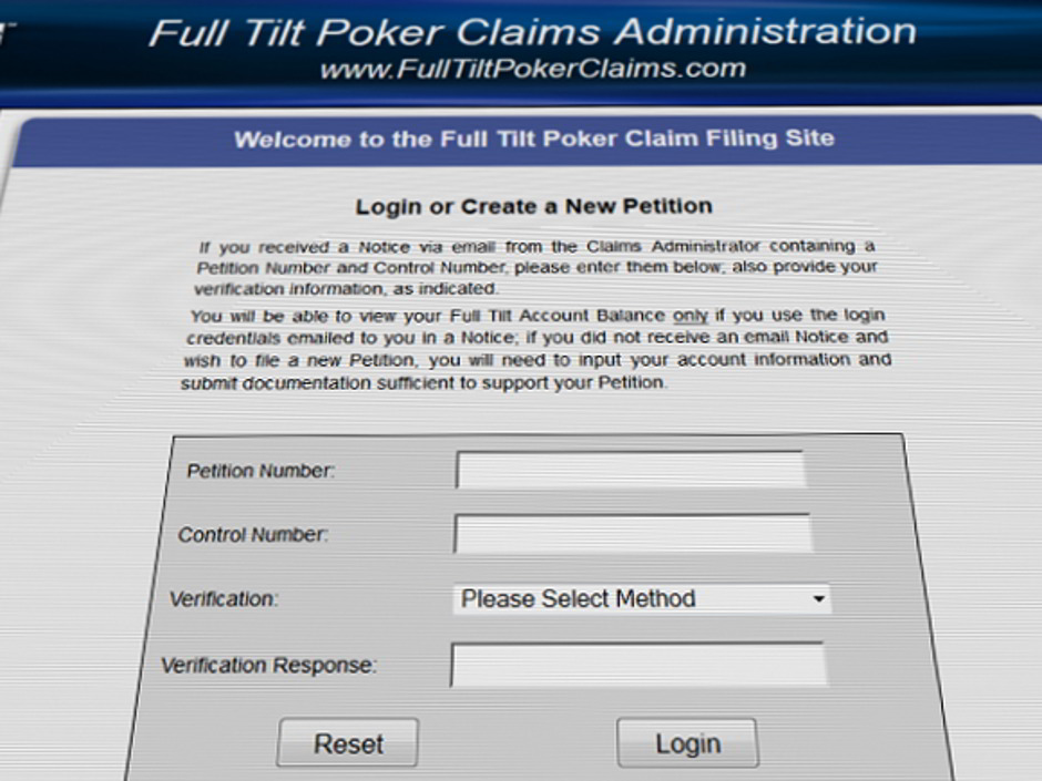 Login Full Tilt Poker